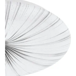 LED-plafondi Nieves 41 cm valkoinen/hopea