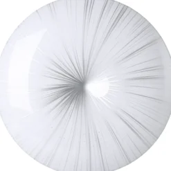 LED-plafondi Nieves 41 cm valkoinen/hopea