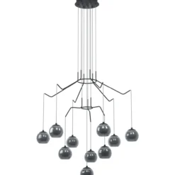 LED-riippuvalaisin 10-os Eglo Rovigana musta