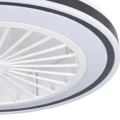LED-tuuletinvalaisin Eglo Almeria valkoinen/musta 3 x 8,5 W, IP20