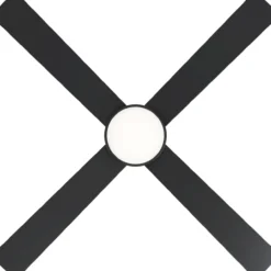 LED-tuuletinvalaisin Eglo Trinidad, mattamusta