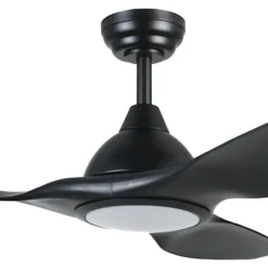 LED-tuuletinvalaisin Eglo Tunitas musta 16 W, IP20