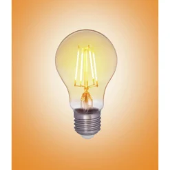 LED-vakiolamppu AMBER antiikki 4,5W 360lm E27 2200K kirkas himmennettävä