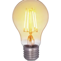 LED-vakiolamppu AMBER antiikki 4,5W 360lm E27 2200K kirkas himmennettävä