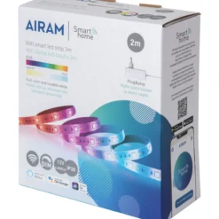 LED-valonauha Airam Smart Strip 2 m, 12 V, RGB/TW 2700-6500 K