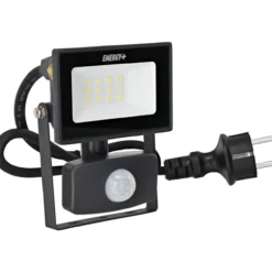 LED-valonheitin Energy+ PIR 10W/850lm IP44 harmaa