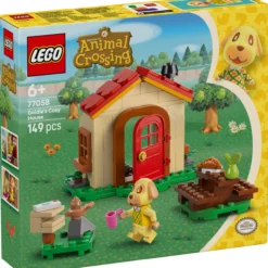 LEGO Animal Crossing 77058 Goldie kodikkaassa talossaan