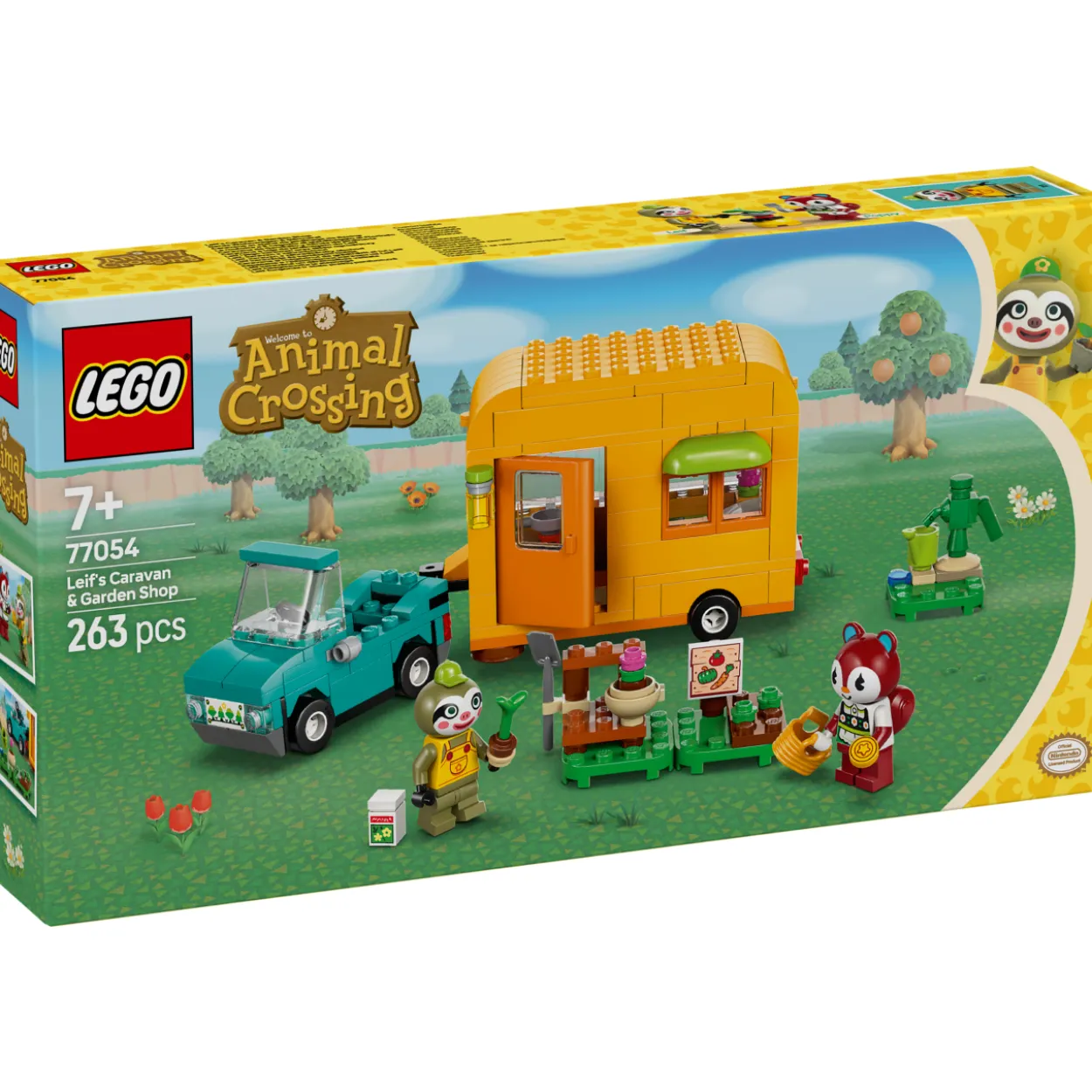 LEGO Animal Crossing 77054 Leif, asuntovaunu ja puutarhakauppa