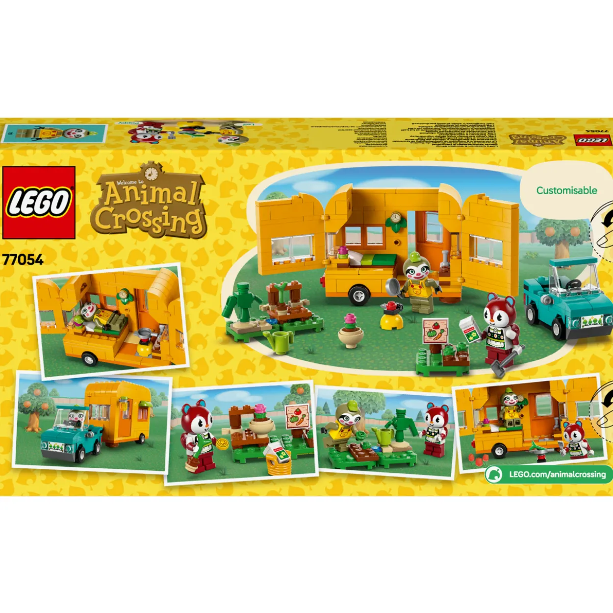 LEGO Animal Crossing 77054 Leif, asuntovaunu ja puutarhakauppa