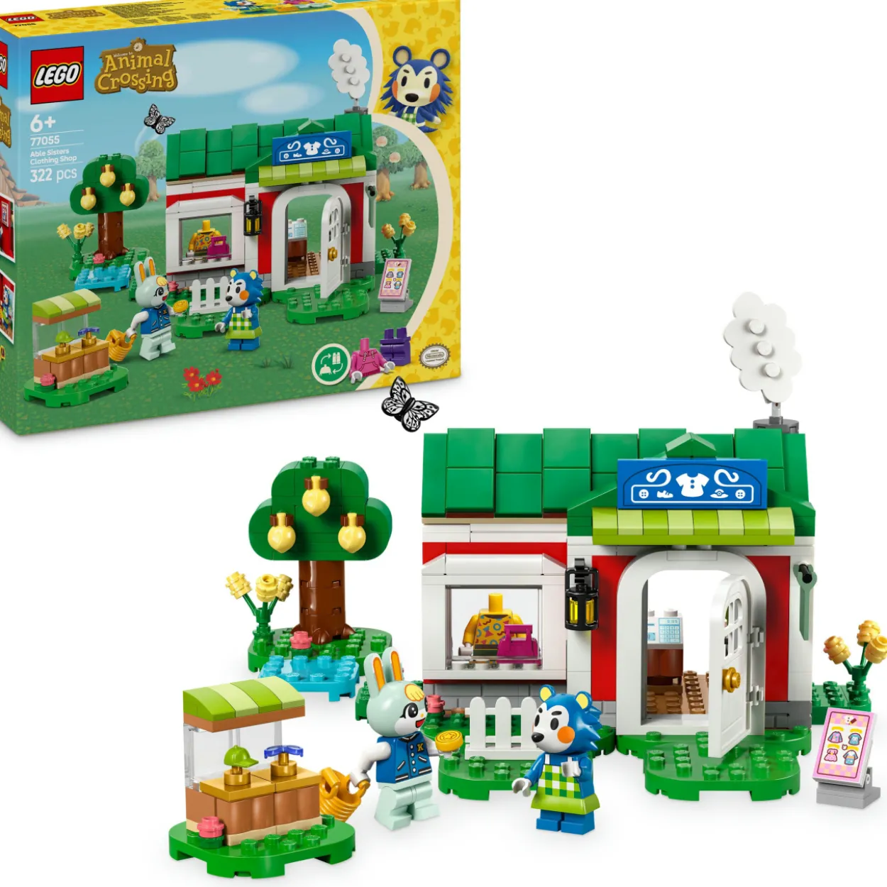 LEGO Animal Crossing 77055 Vaatekauppa Able Sisters