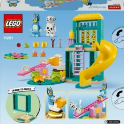 LEGO Bluey 11201 Blueyn ja Katin hupihetket leikkikentällä