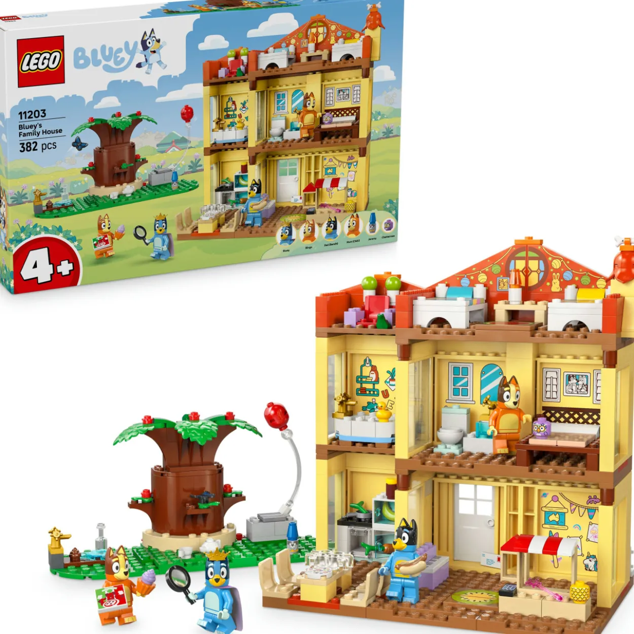 LEGO Bluey 11203 Blueyn perheen talo