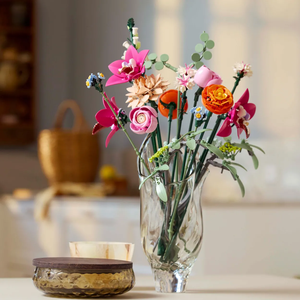LEGO Botanicals 10342 Kaunis vaaleanpunainen kukkakimppu