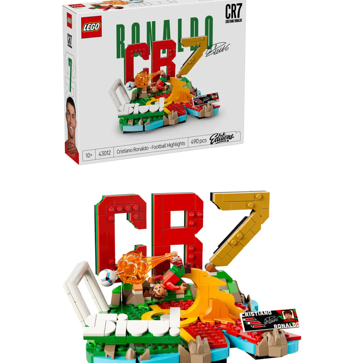 LEGO Editions Sports 43012 Cristiano Ronaldo – jalkapallon tähtihetket