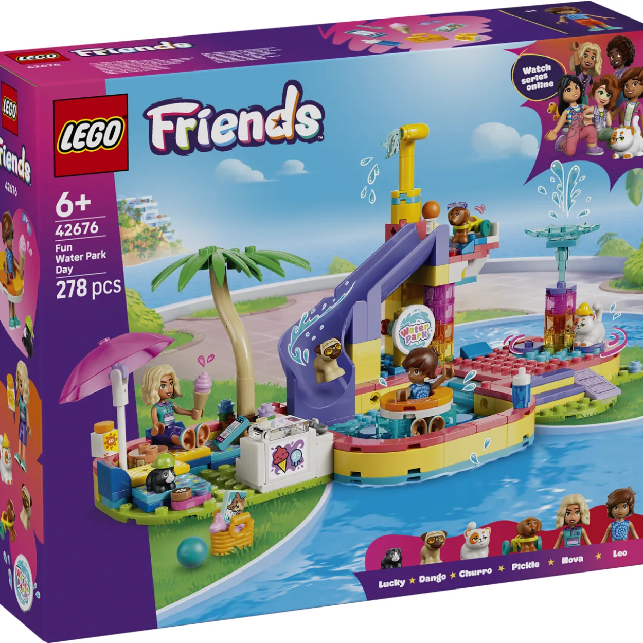 LEGO Friends 42676 Hauska päivä vesipuistossa