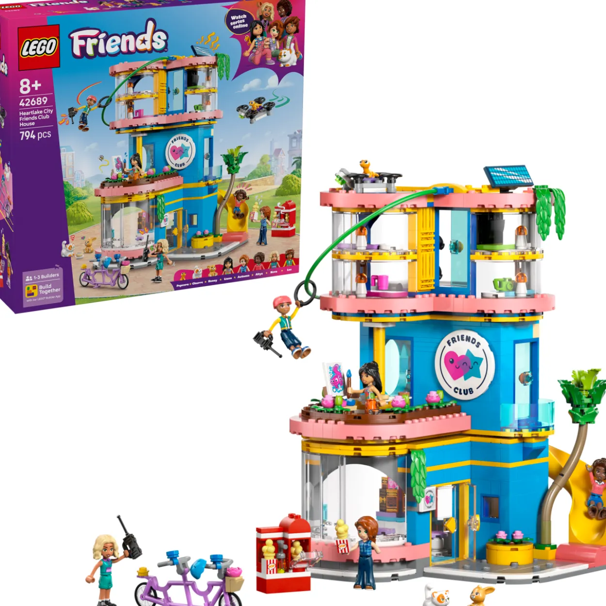 LEGO Friends 42689 Heartlake Cityn ystävysten kerhotalo