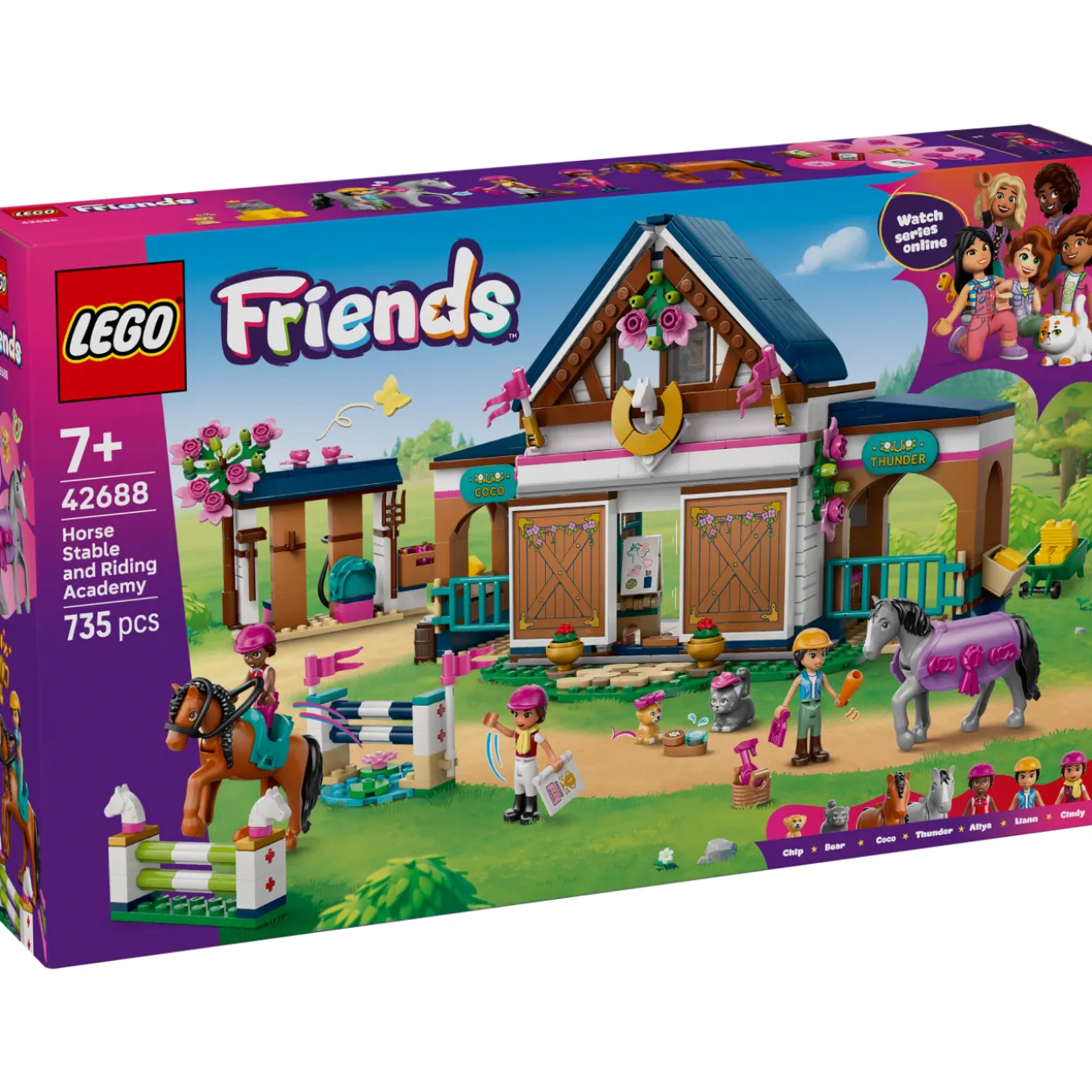 LEGO Friends 42688 Hevostalli ja ratsastuskoulu