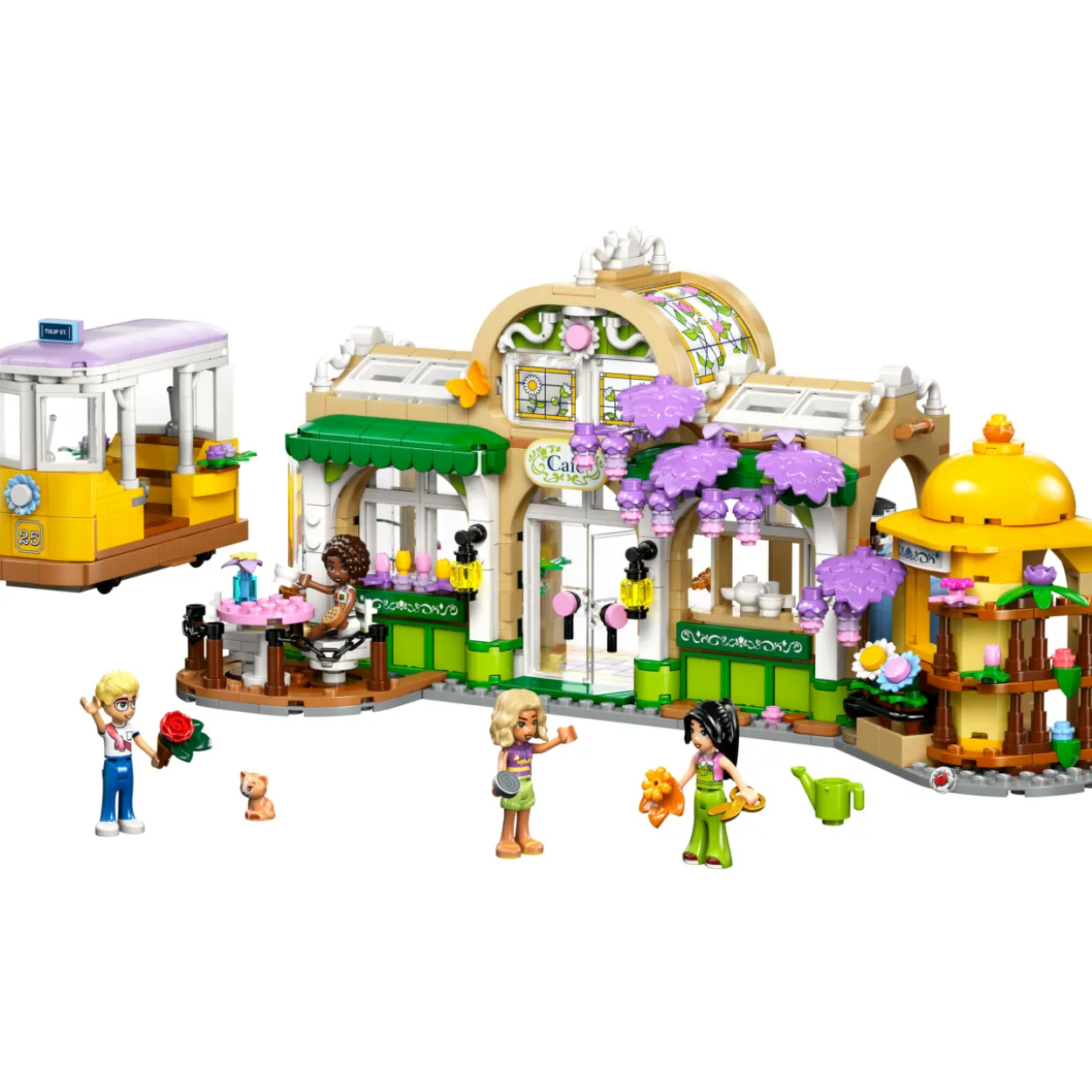 LEGO Friends 42671 Kasvikahvila ja kukkakauppa