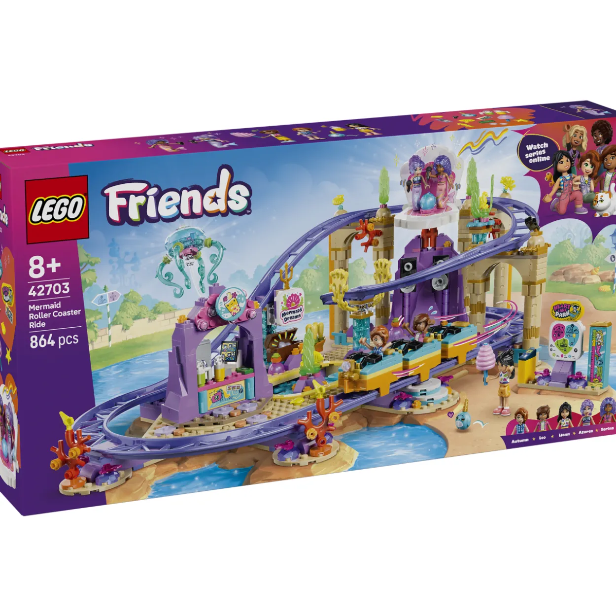 LEGO Friends 42703 Merenneitoaiheinen vuoristorata