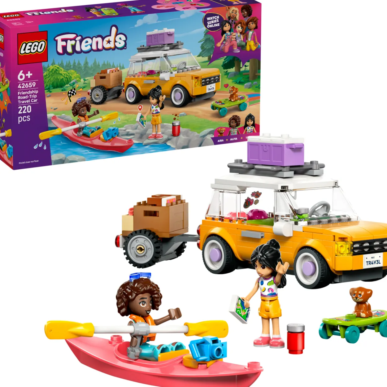 LEGO Friends 42659 Ystävysten hyvin varusteltu matka-auto
