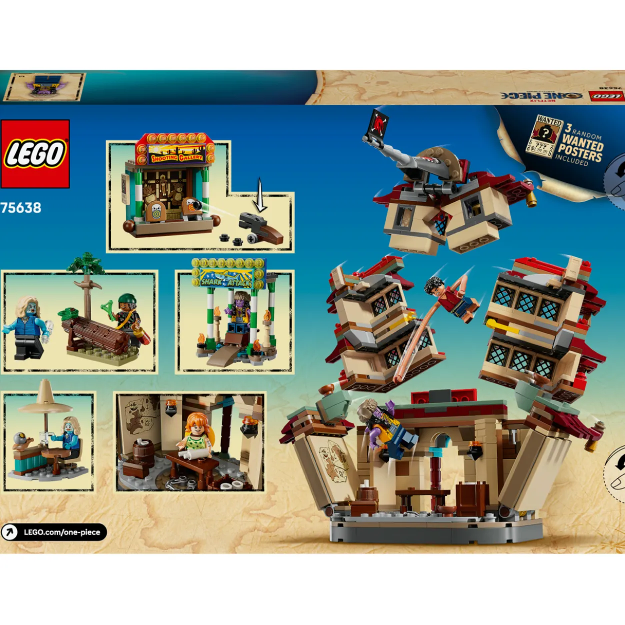 LEGO ONE PIECE 75638 Taistelu Arlong Parkissa