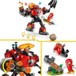 LEGO Sonic 77005 Knuckles vastaan Dr. Eggman ja Egg Crusher ‑robotti