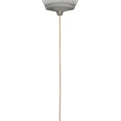 Lehtiharava, leveys 46 cm, puuvarsi