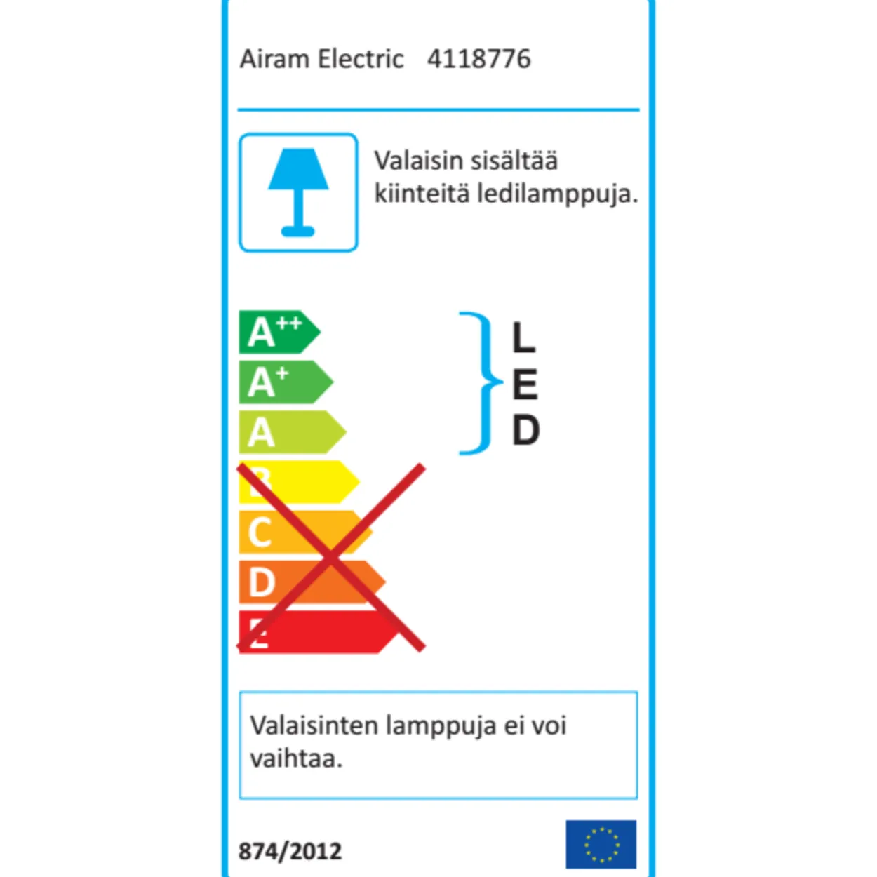 Linear LED X-Liitin 1 W / 840 65 lm