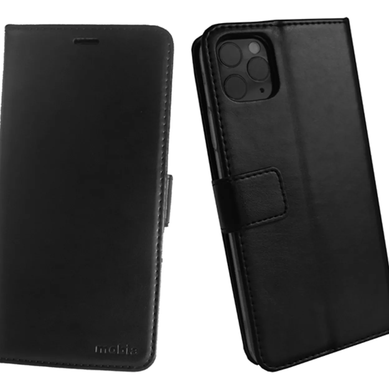 Lompakkolaukku Mobia iPhone 16, musta