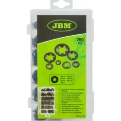 Lukituslevysarja akselille M3-M12 260 osaa JBM