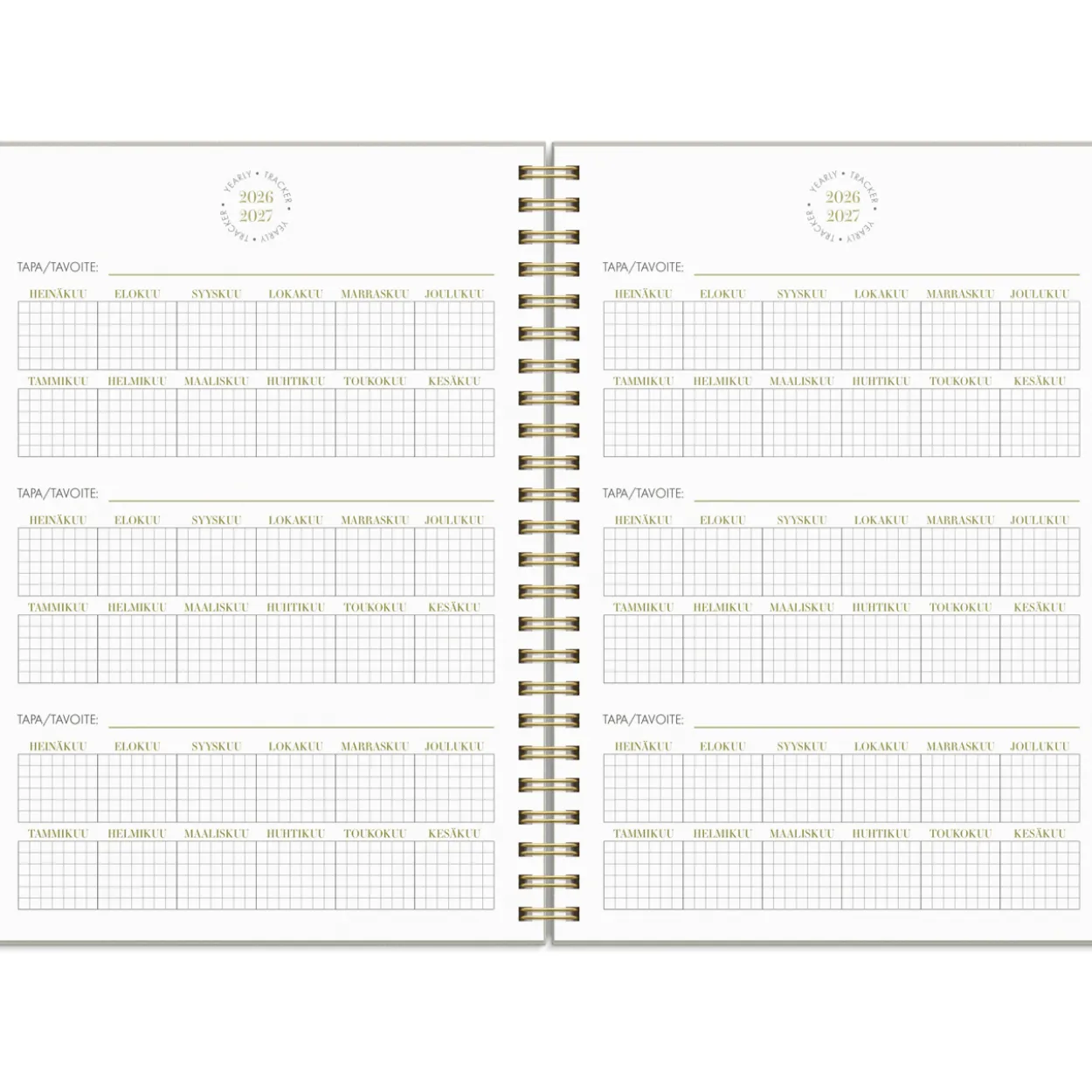 Lukuvuosikalenteri Burde 26/27 Planner Essentials A5