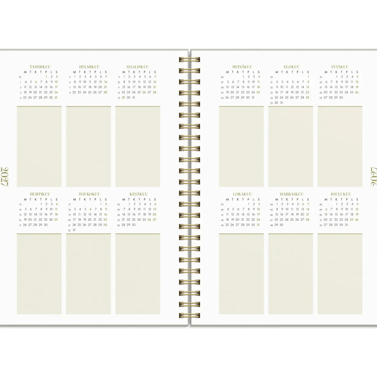 Lukuvuosikalenteri Burde 26/27 Planner Essentials A5