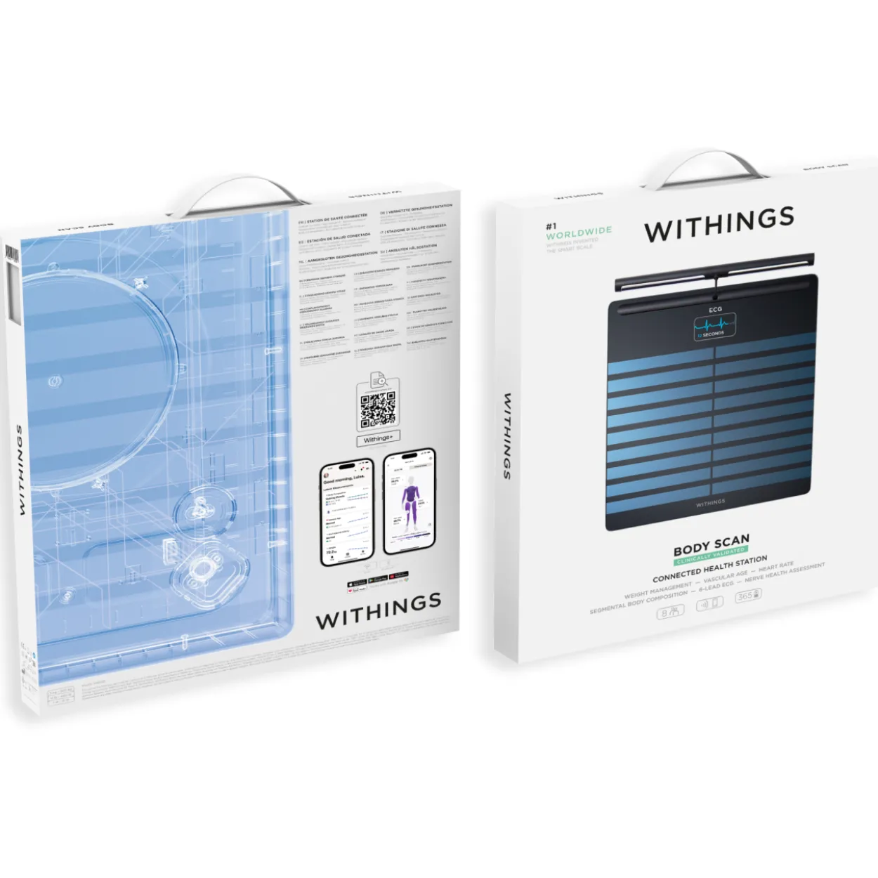 Älyvaaka Withings Body Scan musta