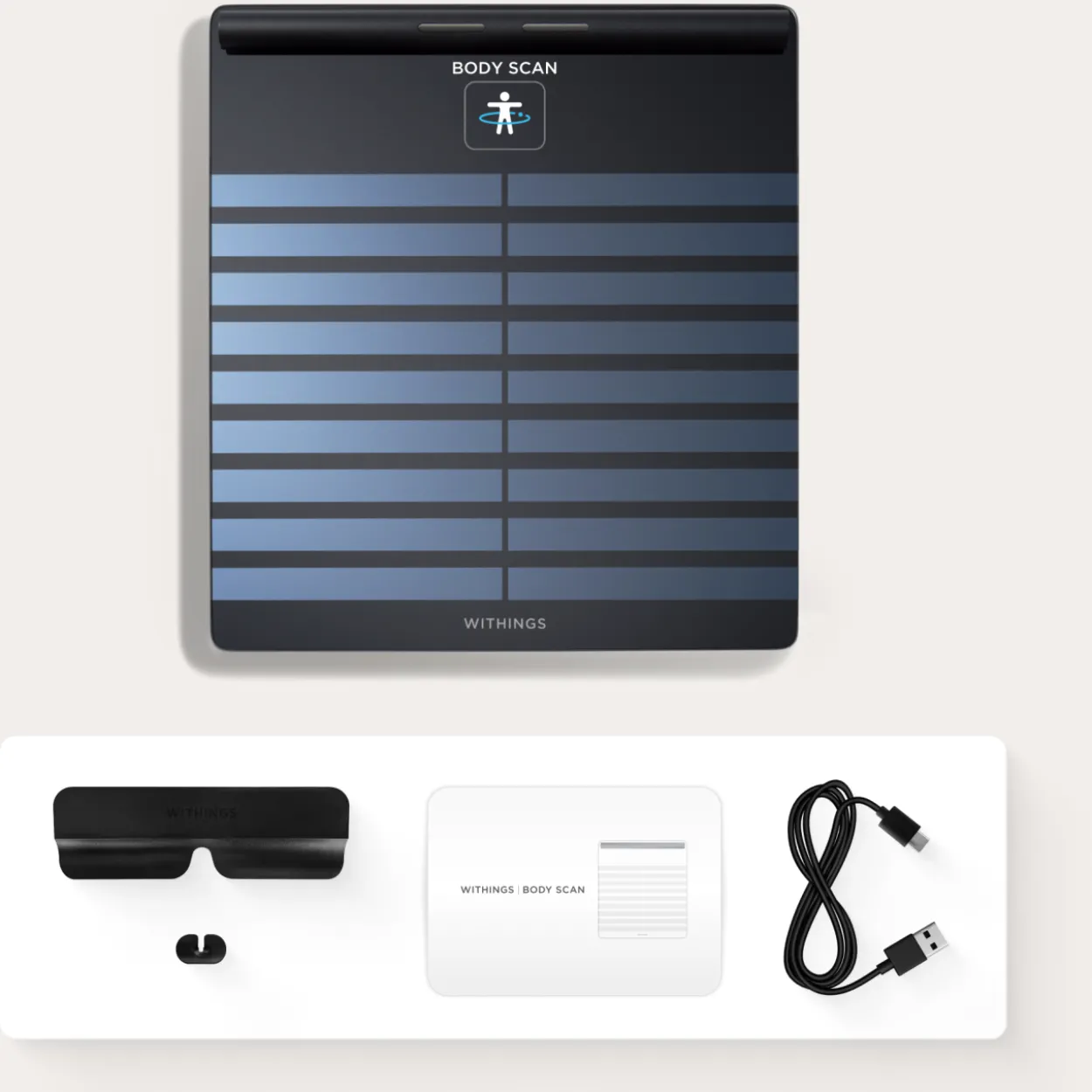 Älyvaaka Withings Body Scan musta