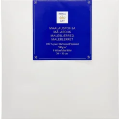 Maalauspohja Royal Art 30 x 30 cm valkoinen