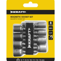 Magneettihylsysarja Kraft 8-os. 6-13mm