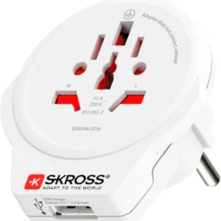 Matkailijan USB-adapteri Skross