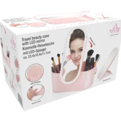 Matkakauneuslaukku Touch Of Beauty LED-valo