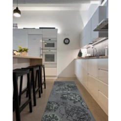 Matto Jysmä 80 x 250 cm Neilikat vihreä