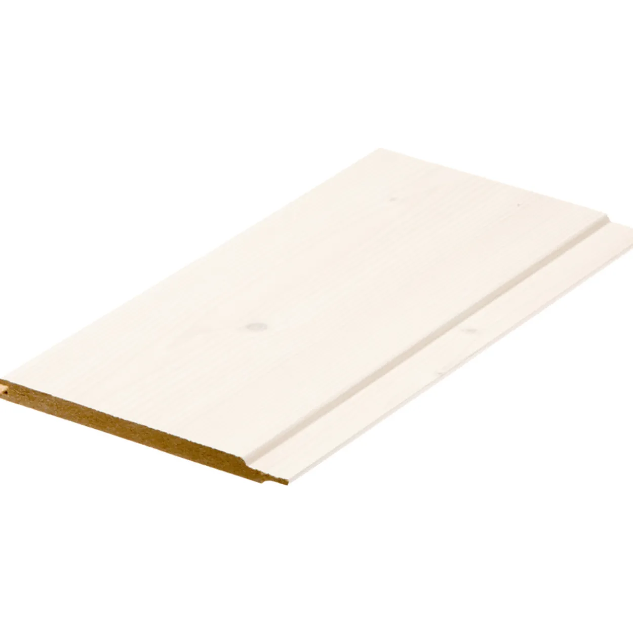 MDF-Paneeli Cent STP 10x150x2600 Valkovahattu, Päätypontattu
