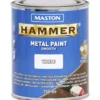 Metallimaali 750 ml valkoinen sileä
