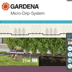 Micro-Drip-kastelusarja Gardena kasviriveille 13 mm 25 m