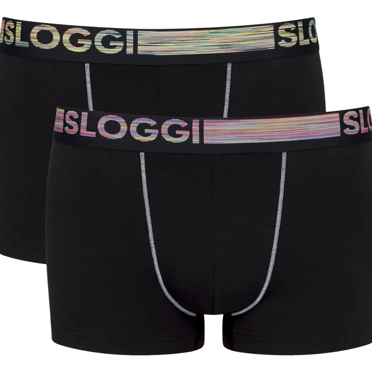 Miesten bokserit Sloggi Go ABC Organic Cotton Hipster 2-pack
