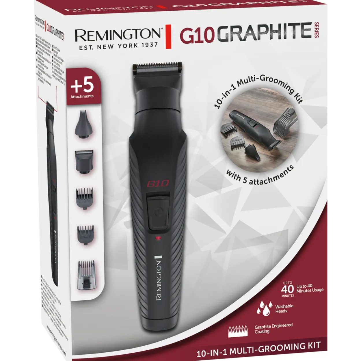 Monitoimitrimmeri Remington G10 PG2100 Graphite