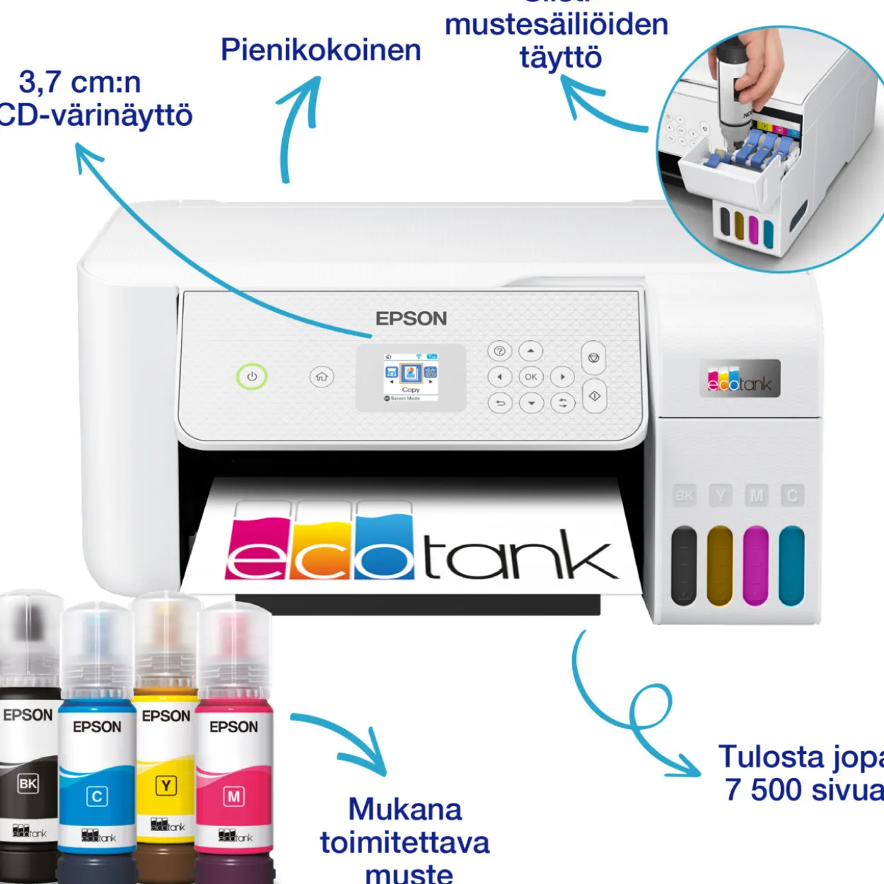 Monitoimitulostin Epson EcoTank ET-2876