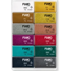 Muovailumassa FIMO 12 x 25 g Sparkle