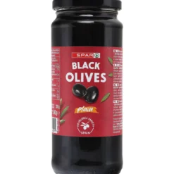 Mustat oliivit SPAR 340/200 g ilman täytettä