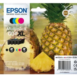 Mustekasettipakkaus Epson Ananas 604, 4 väriä, XL (8,9 ml + 3 x 4,0 ml)
