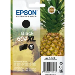 Mustepatruuna Epson Ananas 604, musta XL 8,9 ml