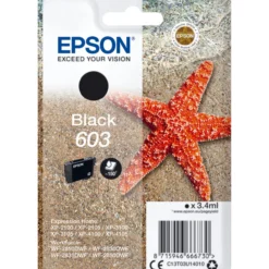 Mustepatruuna Epson Starfish603, black, 3,4 ml